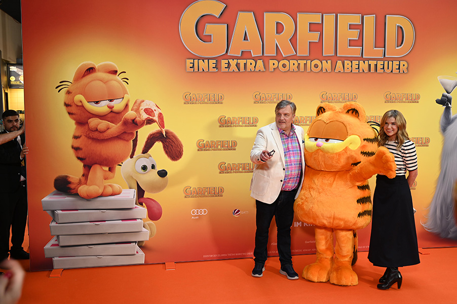 Sabrina auf der Premiere von GARFIELD - EINE EXTRAPORTION ABENTEUER in Berlin