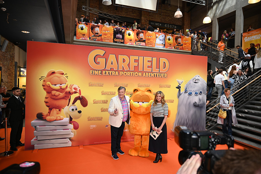 Sabrina auf der Premiere von GARFIELD - EINE EXTRAPORTION ABENTEUER in Berlin