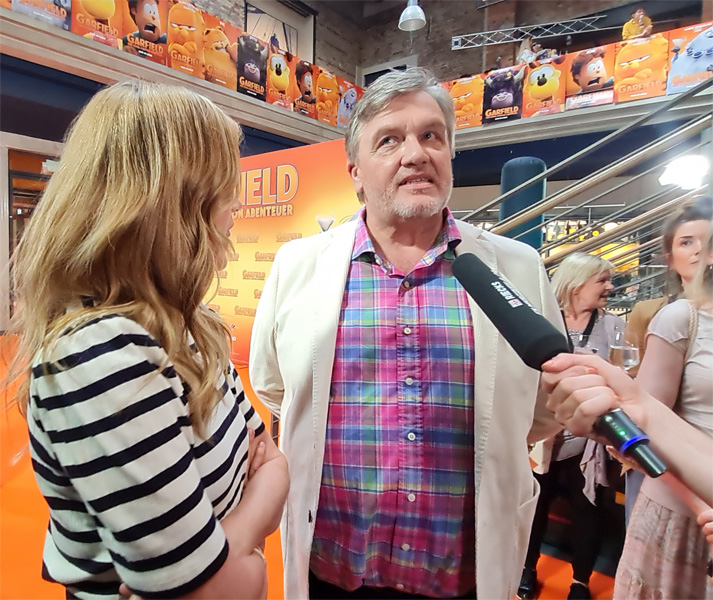 Sabrina auf der Premiere von GARFIELD - EINE EXTRAPORTION ABENTEUER in Berlin