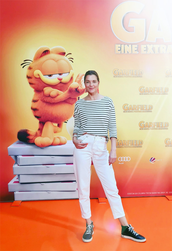 Sabrina auf der Premiere von GARFIELD - EINE EXTRAPORTION ABENTEUER in Berlin
