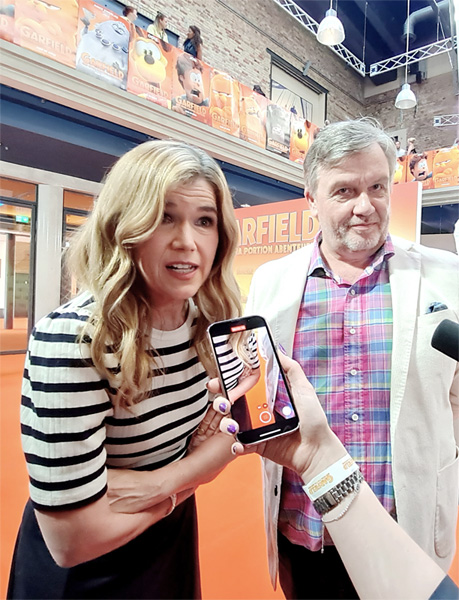 Sabrina auf der Premiere von GARFIELD - EINE EXTRAPORTION ABENTEUER in Berlin