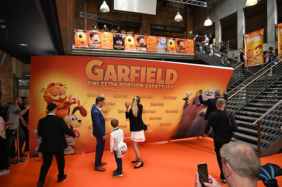Sabrina auf der Premiere von GARFIELD - EINE EXTRAPORTION ABENTEUER in Berlin