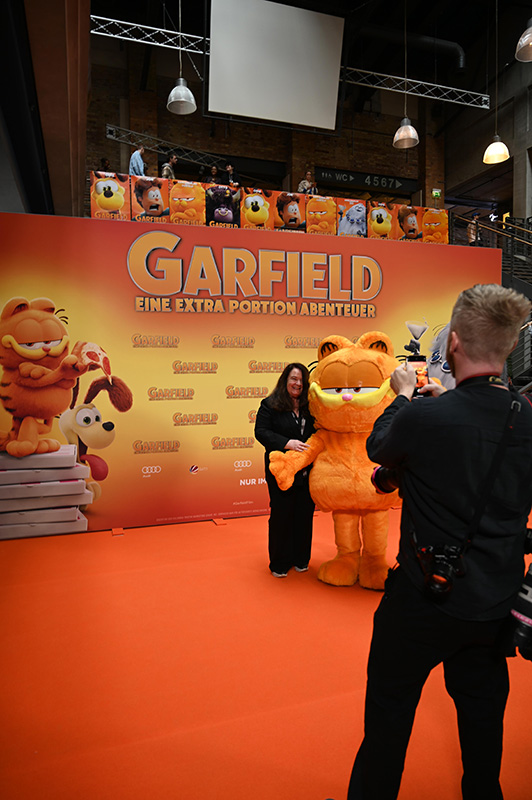 Sabrina auf der Premiere von GARFIELD - EINE EXTRAPORTION ABENTEUER in Berlin
