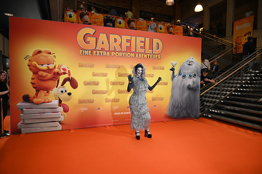 Sabrina auf der Premiere von GARFIELD - EINE EXTRAPORTION ABENTEUER in Berlin